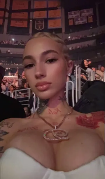 Bhad Bhabie Sexy Tight Corset Cleavage Onlyfans Set Leaked - Image 3