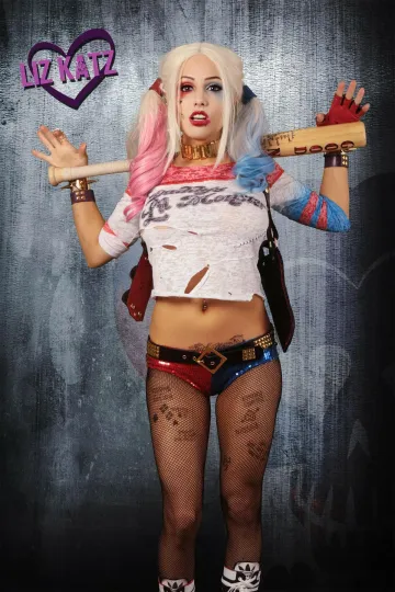 Liz Katz Nude Harley Quinn Cosplay Onlyfans Set Leaked - Image 19