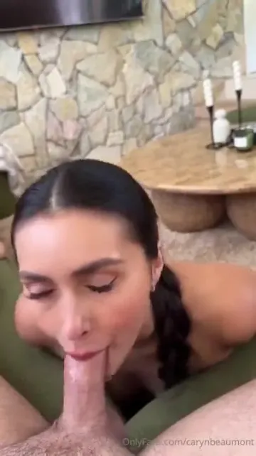 Caryn Beaumont BDSM Handcuffs Blowjob OnlyFans Video Leaked - Image 5