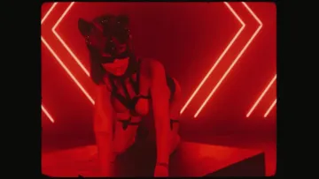 Rachel Cook Topless Kitty Mask Posing Video Leaked - Image 11