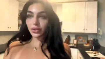 Emily Rinaudo Nude Kitchen OnlyFans Livestream Leaked - Image 22