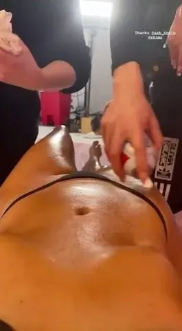 Kim Kardashian Lingerie Skims Photoshoot BTS Video Leaked - Image 7