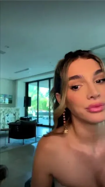 Lyna Perez Nude Cutting Clothes OnlyFans Livestream Leaked - Image 2