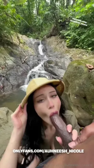 Auhneesh Nicole Outdoor Blowjob OnlyFans Video Leaked