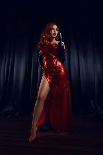 Kalinka Fox Nude Jessica Rabbit Cosplay Set Leaked - Image 3