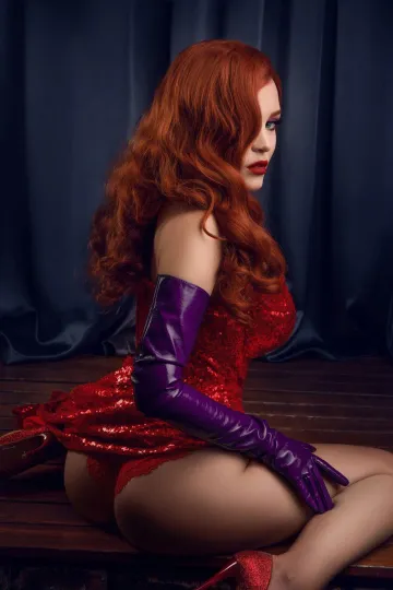 Kalinka Fox Nude Jessica Rabbit Cosplay Set Leaked - Image 24