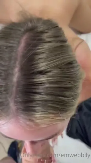 Emily Webb POV Blowjob Cumshot Facial OnlyFans Video Leaked - Image 3