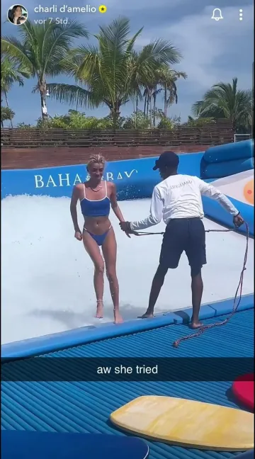 Dixie D’Amelio Bikini Surf Pool Video Leaked - Image 2