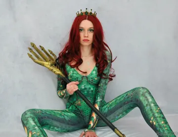 BarbieN9 Aquaman Queen Mera Cosplay Onlyfans Set Leaked - Image 13