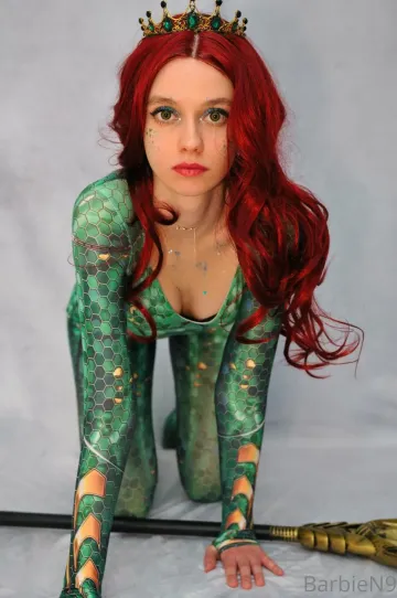 BarbieN9 Aquaman Queen Mera Cosplay Onlyfans Set Leaked - Image 3