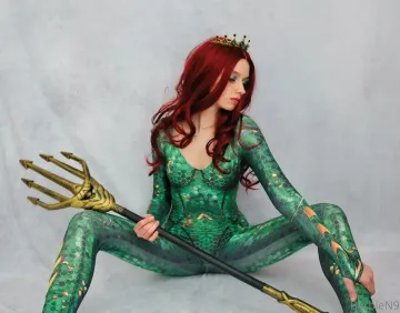 BarbieN9 Aquaman Queen Mera Cosplay Onlyfans Set Leaked - Image 8