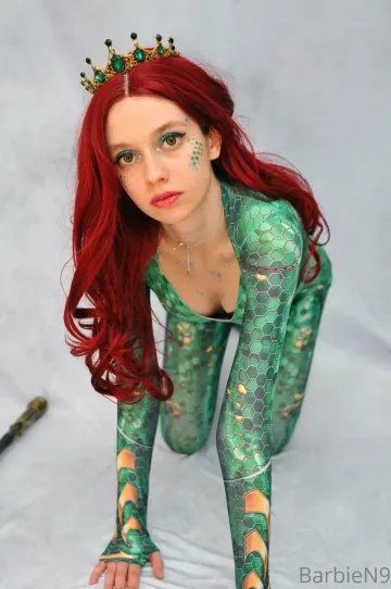 BarbieN9 Aquaman Queen Mera Cosplay Onlyfans Set Leaked - Image 6