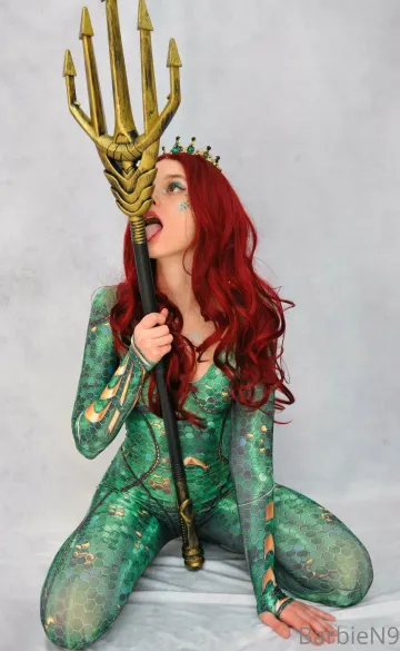 BarbieN9 Aquaman Queen Mera Cosplay Onlyfans Set Leaked - Image 7