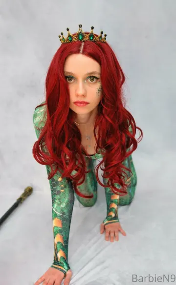 BarbieN9 Aquaman Queen Mera Cosplay Onlyfans Set Leaked - Image 10