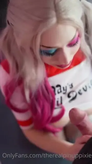 Pinup Pixie Harley Quinn Cosplay OnlyFans Video Leaked - Image 7