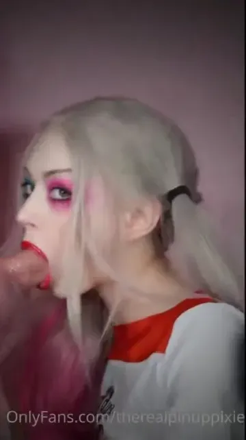 Pinup Pixie Harley Quinn Cosplay OnlyFans Video Leaked - Image 9