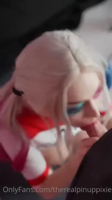 Pinup Pixie Harley Quinn Cosplay OnlyFans Video Leaked - Image 14