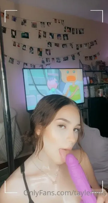 Tayler Hills Deepthroat Dildo Tease OnlyFans Video Leaked - Image 2