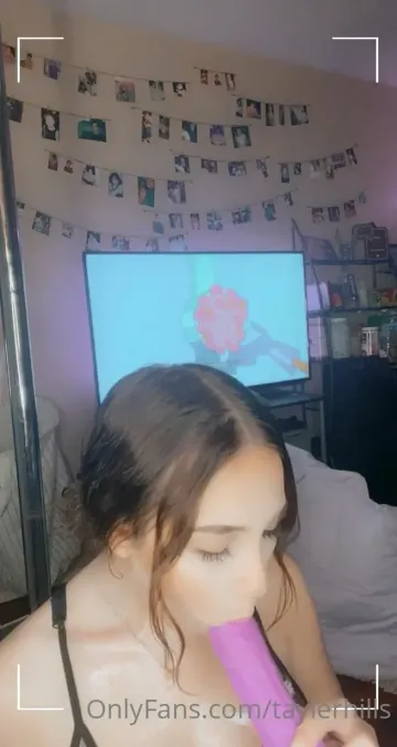 Tayler Hills Deepthroat Dildo Tease OnlyFans Video Leaked - Image 4