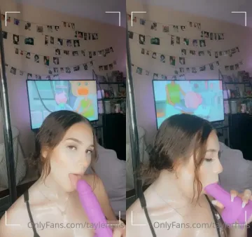Tayler Hills Deepthroat Dildo Tease OnlyFans Video Leaked