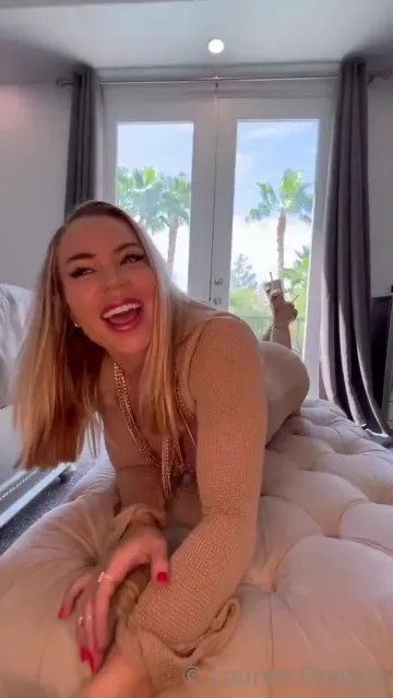 Lauren Drain See-Through Dress Strip OnlyFans Video Leaked - Image 9