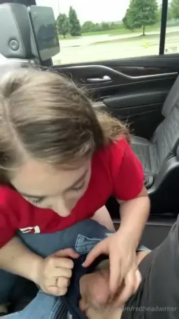 RedheadWinter Nude POV Car Sex OnlyFans Video Leaked - Image 6