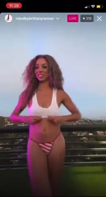 Brittany Renner Nude Wet T-Shirt Tits OnlyFans Video Leaked - Image 7