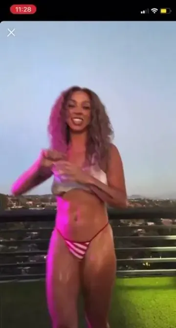 Brittany Renner Nude Wet T-Shirt Tits OnlyFans Video Leaked - Image 11