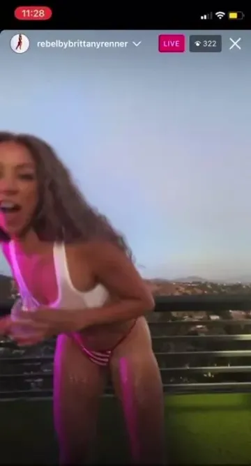 Brittany Renner Nude Wet T-Shirt Tits OnlyFans Video Leaked - Image 8