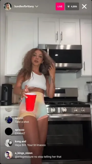 Brittany Renner Nude Nipple Slip Livestream Video Leaked - Image 20