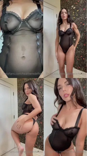 HeatheredEffect See-Through Lingerie Strip OnlyFans Video Leaked
