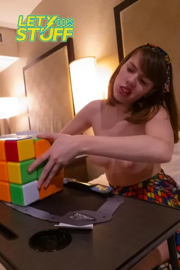 Lety Does Stuff Nude Rubik’s Cube Patreon Set Leaked - Image 27