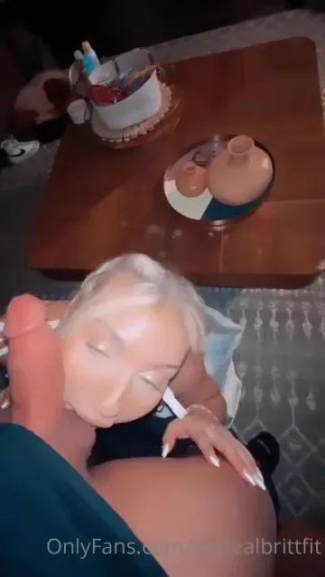 TheRealBrittFit POV Blowjob OnlyFans Video Leaked - Image 9