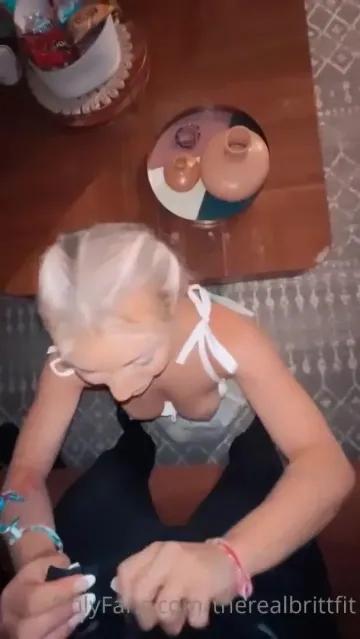 TheRealBrittFit POV Blowjob OnlyFans Video Leaked - Image 10