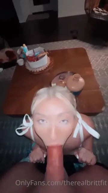 TheRealBrittFit POV Blowjob OnlyFans Video Leaked - Image 8