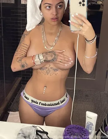 Malu Trevejo Nude See Through Boobs Onlyfans Set Leaked - Image 3