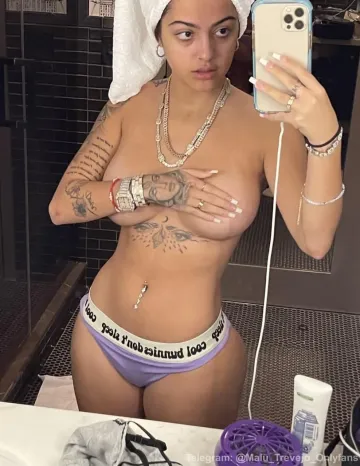Malu Trevejo Nude See Through Boobs Onlyfans Set Leaked - Image 4
