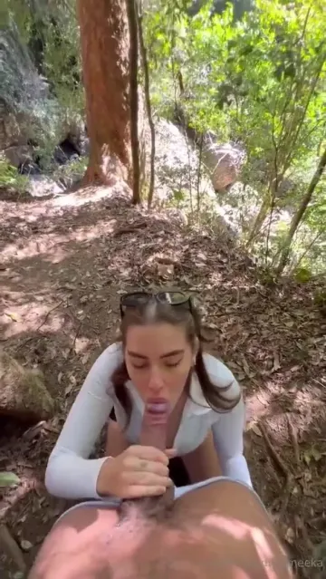 Tameeka Kerr Hiking Blowjob POV OnlyFans Video Leaked - Image 7