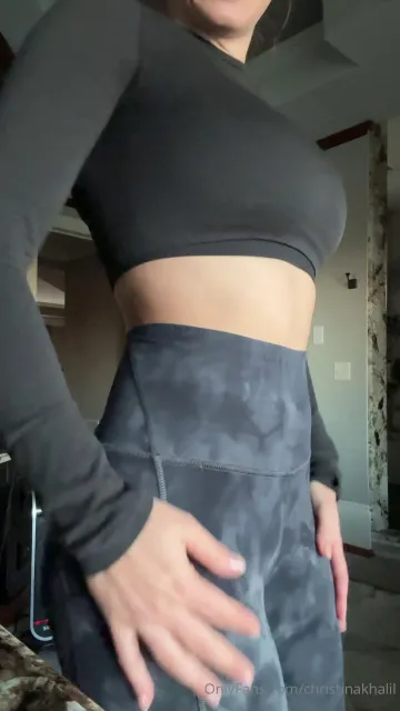 Christina Khalil Nude Winter Outfit Strip Onlyfans Video Leaked - Image 7