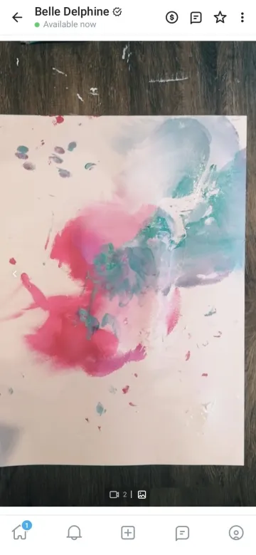 Belle Delphine Ass Painting Onlyfans Video - Image 7