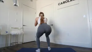 Caroline Zalog Working Out Onlyfans Video Leaked - Image 6