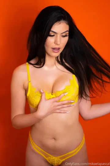 Mikaela Pascal Sexy Yellow Bikini Onlyfans Set Leaked - Image 7