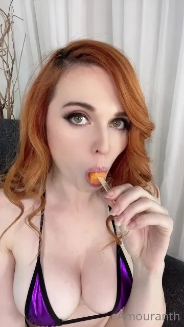 Amouranth Nude Popsicle Blowjob Onlyfans Video - Image 12