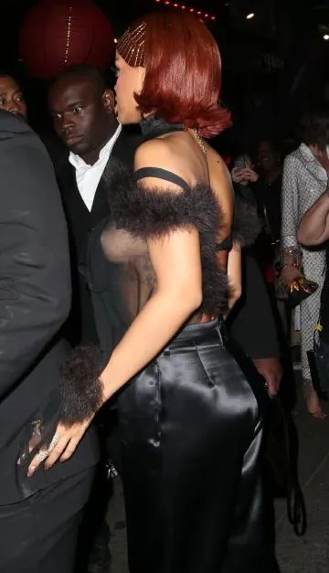 Rihanna Candid See-Through Nipple Slip Photos Leaked - Image 13