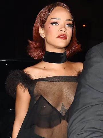 Rihanna Candid See-Through Nipple Slip Photos Leaked - Image 2