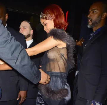 Rihanna Candid See-Through Nipple Slip Photos Leaked - Image 4