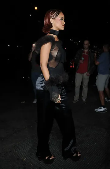 Rihanna Candid See-Through Nipple Slip Photos Leaked - Image 7