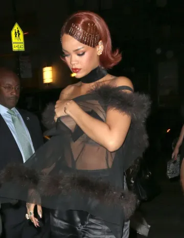 Rihanna Candid See-Through Nipple Slip Photos Leaked - Image 6