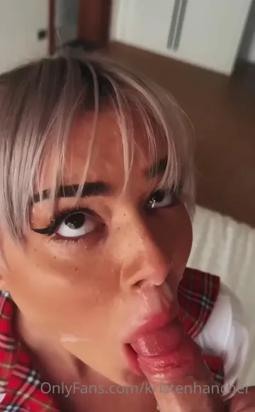 Kristen Hancher Nude Blowjob Cumshot Onlyfans Video Leaked - Image 8