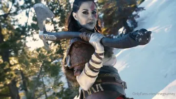 Meg Turney Nude Kratos Cosplay Onlyfans Video Leaked - Image 9